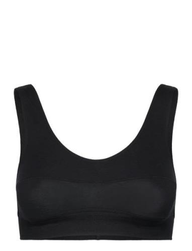 Elastic Bustier Lingerie Bras & Tops Soft Bras Tank Top Bras Black Cal...