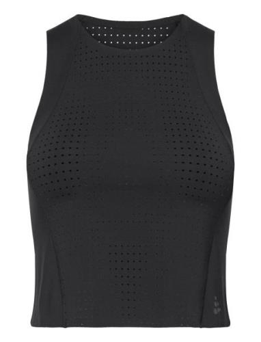 Adv T Perforated Tank W Sport Crop Tops Sleeveless Crop Tops Black Cra...