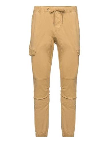 Inlevi Bottoms Trousers Cargo Pants Beige INDICODE