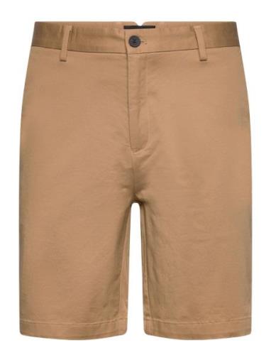 Milano Twill Shorts Bottoms Shorts Chinos Shorts Beige Clean Cut Copen...