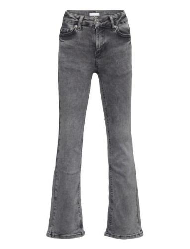 Grtexas Low Flare Grey Bottoms Jeans Regular Jeans Grey Grunt