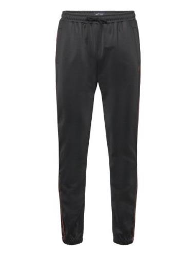 Contrast Tape Trk Pant Bottoms Sweatpants Black Fred Perry