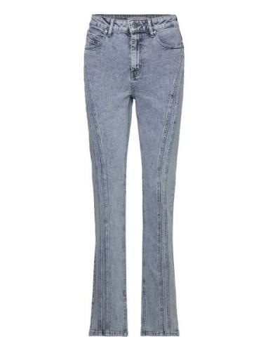 Janicegz Lw Straight Jeans Bottoms Jeans Slim Blue Gestuz