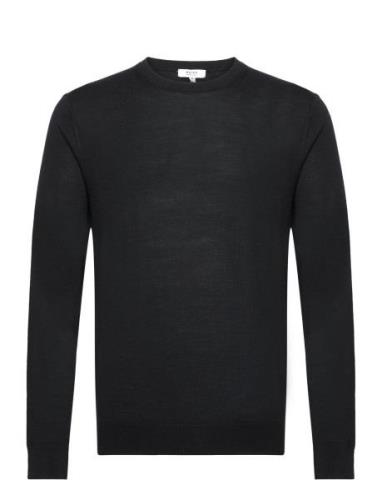 Wessex Designers Knitwear Round Necks Black Reiss