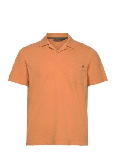 Clopton Jersey Shirt Designers Polos Short-sleeved Orange Morris