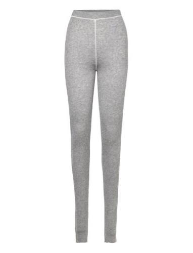 Knitted Long-Johns Bottoms Leggings Grey Filippa K