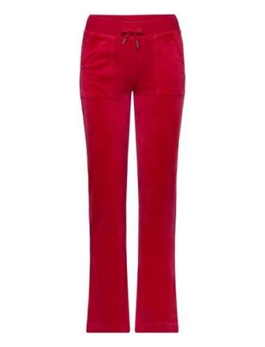 Del Ray Pant Bottoms Trousers Joggers Red Juicy Couture