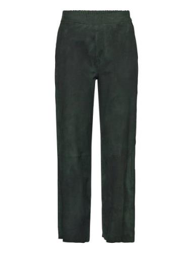 Pants Bottoms Trousers Leather Leggings-Bukser Green DEPECHE