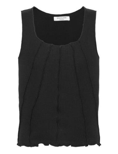 Cotton Top Tops T-shirts Sleeveless Black Rosemunde Kids