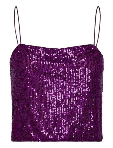 Jovana Tops Crop Tops Sleeveless Crop Tops Purple Baum Und Pferdgarten