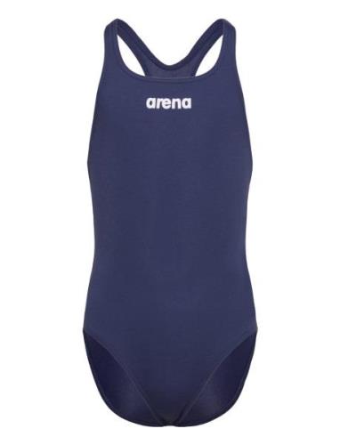 Girl's Team Swimsuit Swim Pro Solid Sport Swimsuits Navy Arena