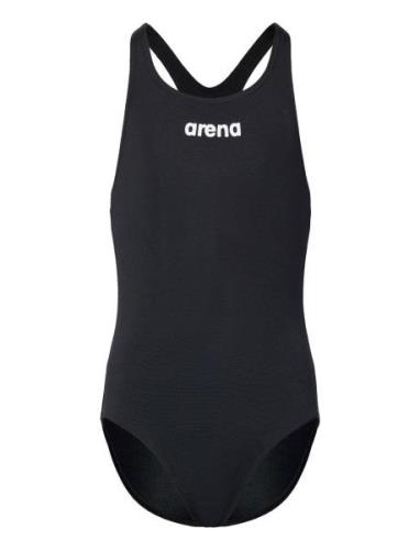 Girl's Team Swimsuit Swim Pro Solid Sport Swimsuits Black Arena