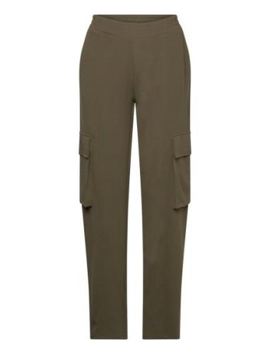 Fqmivan-Pant Bottoms Trousers Cargo Pants Green FREE/QUENT