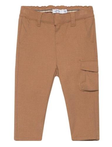 Nmmryan Slim Twi Cargo Pant 2026-Yj R Bottoms Brown Name It