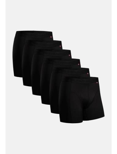 Men's Sports Trunks 6-Pack Sport Boxers Black Danish Endurance