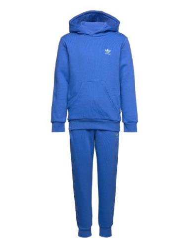 Hoodie Set Sport Tracksuits Blue Adidas Originals