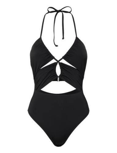 Sol Searcher Piece Sport Swimsuits Black Billabong