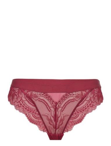 Hana Hl Brazilian R Lingerie Panties Brazilian Panties Red Hunkemöller