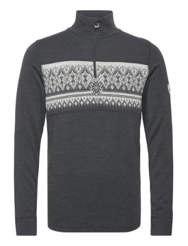 Moritz Masc Basic Sweater Tops Knitwear Half Zip Jumpers Grey Dale Of ...