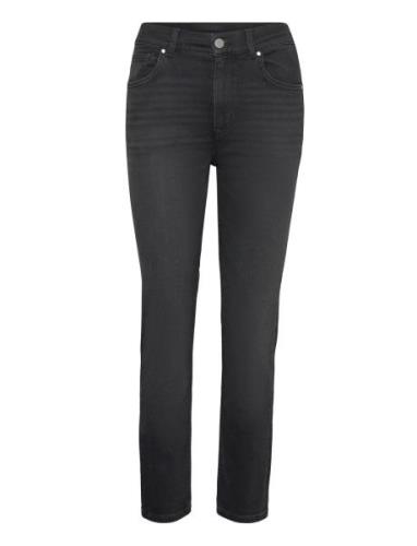 Black Cropped Slim Jeans Bottoms Jeans Slim Black GANT