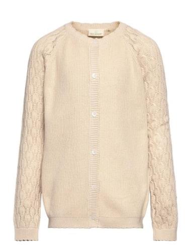 Cardigan Knit Tops Knitwear Cardigans Cream En Fant