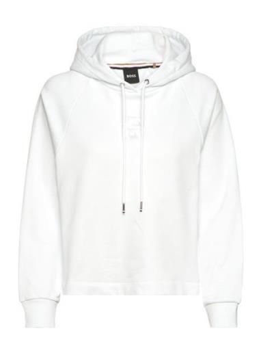 Emaes2_Bb Tops Sweat-shirts & Hoodies Hoodies White BOSS