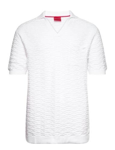 Spato Designers Polos Short-sleeved White HUGO