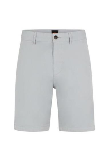 Chino-Slim-Shorts Bottoms Shorts Chinos Shorts Grey BOSS