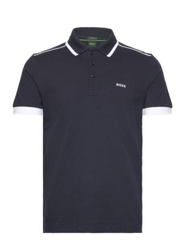 Paddy 1 Sport Polos Short-sleeved Navy BOSS