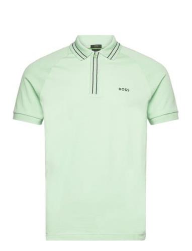 Paule 2 Sport Polos Short-sleeved Green BOSS