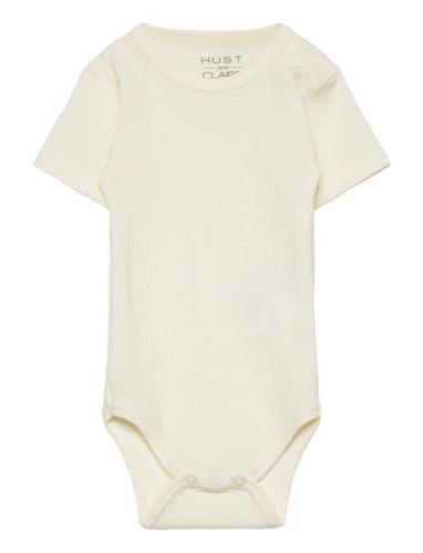 Bet - Bodysuit Bodies Short-sleeved Cream Hust & Claire