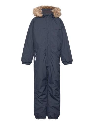 Coverall W. Fake Fur Outerwear Coveralls Snow-ski Coveralls & Sets Nav...