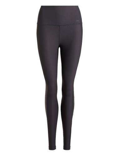 High Waist Tight Bea Long Bottoms Running-training Tights Black Rethin...