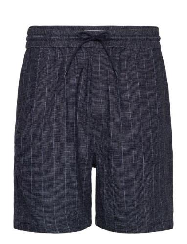 Otto Linen Shorts Bottoms Shorts Casual Navy Les Deux