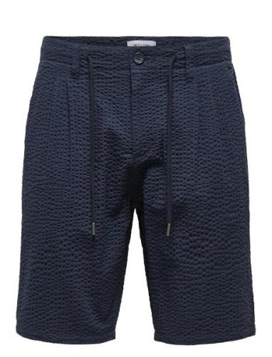 Onsleo Life 0009 Seersucker Shorts Bottoms Shorts Casual Navy ONLY & S...