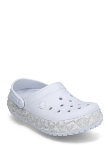 Crocbandgeometricgltrbandclogk Shoes Clogs Blue Crocs