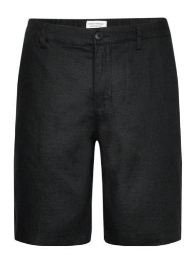 Cfpandrup 100% Linen Shorts Bottoms Shorts Casual Black Casual Friday