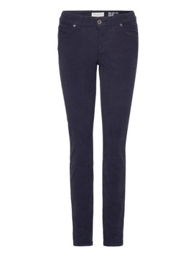 Woven Five Pockets Bottoms Trousers Slim Fit Trousers Navy Marc O'Polo