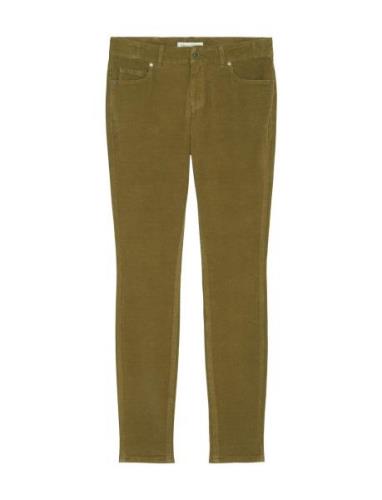 Woven Five Pockets Bottoms Trousers Slim Fit Trousers Green Marc O'Pol...