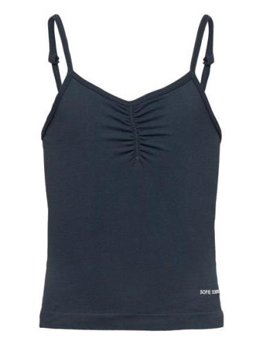 Top Tops T-shirts Sleeveless Navy Sofie Schnoor Young