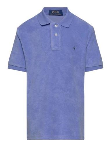 Terry Polo Shirt Tops T-shirts Polo Shirts Short-sleeved Polo Shirts B...