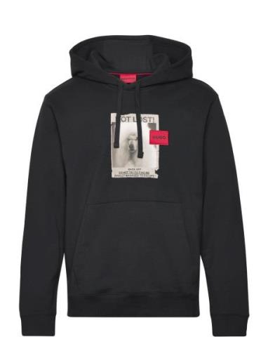 Dreef Designers Sweat-shirts & Hoodies Hoodies Black HUGO