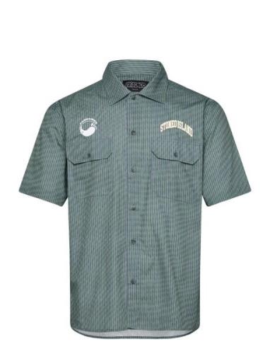 Riga Shirt Designers Shirts Short-sleeved Green Pas De Mer