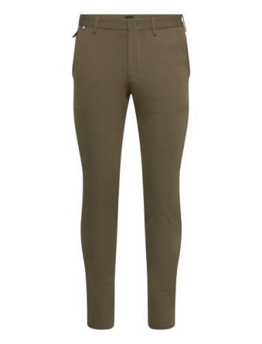 Kaito1_T Bottoms Trousers Casual Khaki Green BOSS