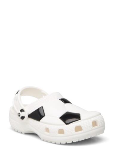 Classic Soccer Ball Clog T Shoes Clogs White Crocs