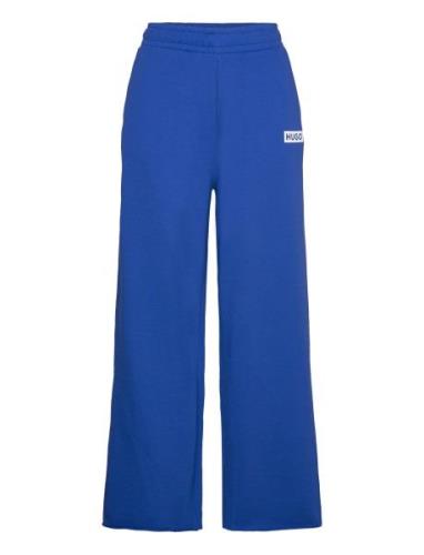 Straight Jogger_B Bottoms Sweatpants Blue HUGO BLUE