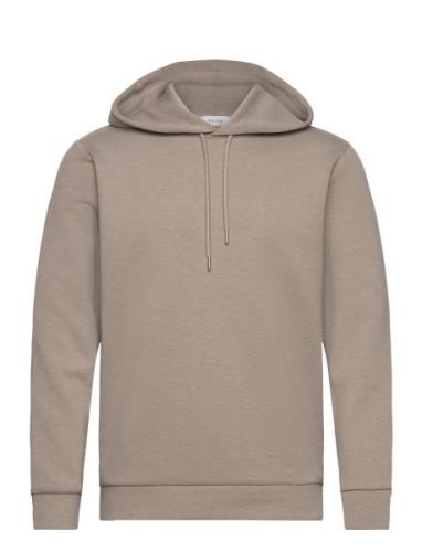 Fabien Designers Sweat-shirts & Hoodies Hoodies Beige Reiss