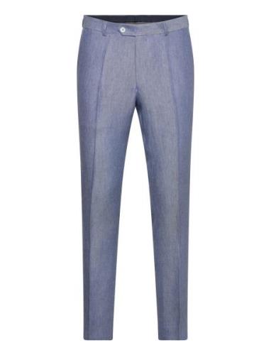 Denz Trousers Designers Trousers Formal Blue Oscar Jacobson