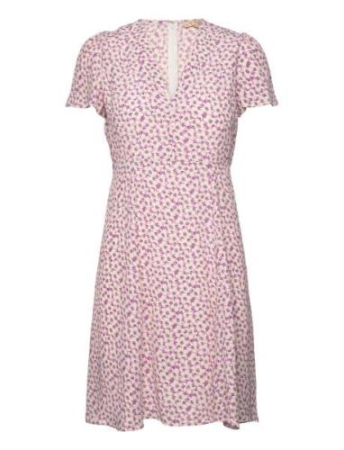 Summer 50'S Dress Designers Short Dress Purple By Ti Mo