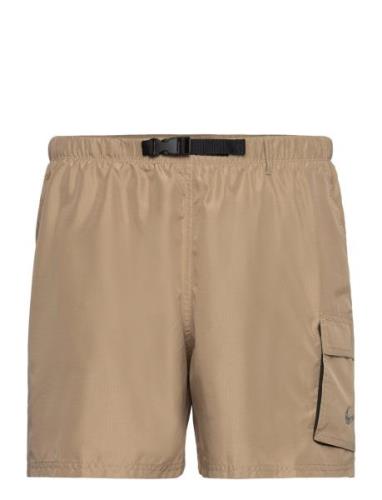 Nike 5" Volley Short Voyage Sport Shorts Brown NIKE SWIM